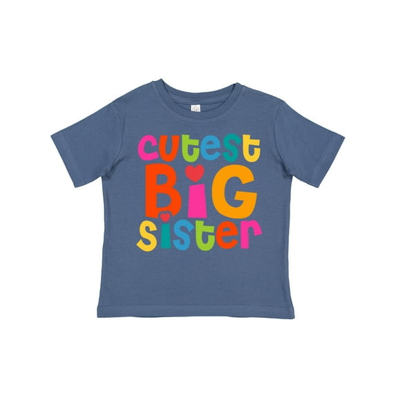 Inktastic Cutest Big Sister Girls Toddler T-Shirt