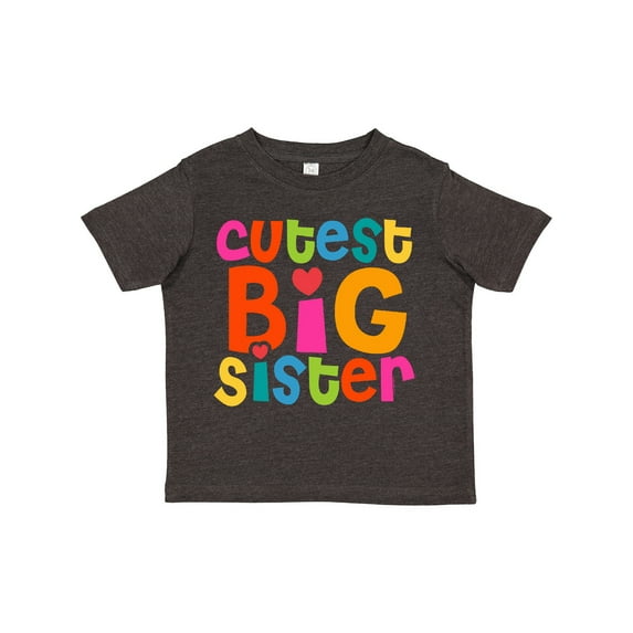 Inktastic Cutest Big Sister Girls Toddler T-Shirt