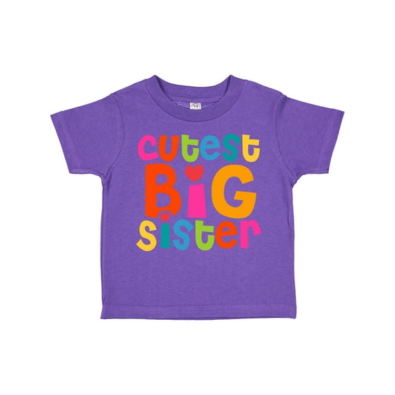 Inktastic Cutest Big Sister Girls Toddler T-Shirt