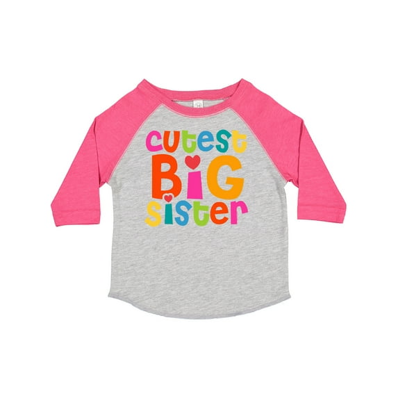 Inktastic Cutest Big Sister Girls Toddler T-Shirt