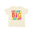 thumbnail image 1 of Inktastic Cutest Big Sister Girls Toddler T-Shirt, 1 of 5