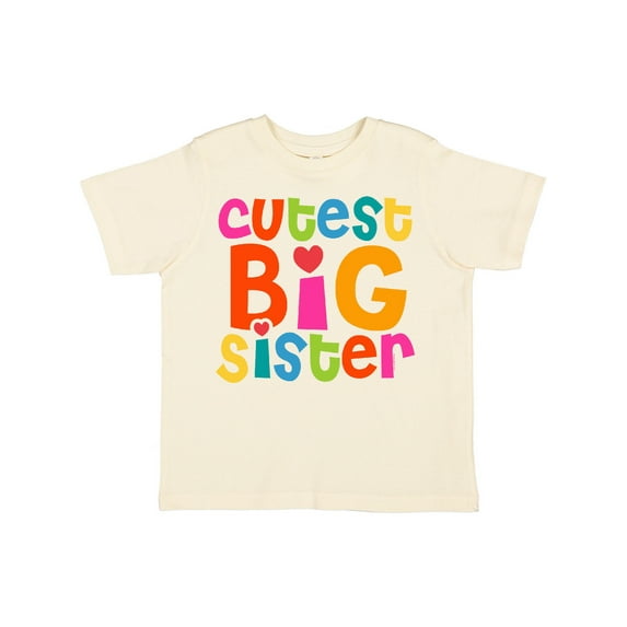 Inktastic Cutest Big Sister Girls Toddler T-Shirt