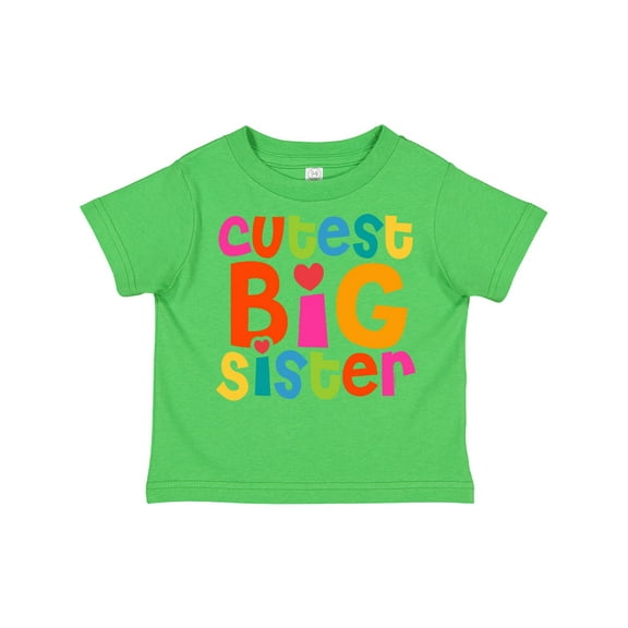 Inktastic Cutest Big Sister Girls Toddler T-Shirt