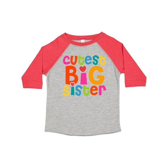 Inktastic Cutest Big Sister Girls Toddler T-Shirt