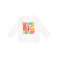 thumbnail image 1 of Inktastic Cutest Big Sister Toddler Sweatshirt, 1 of 4