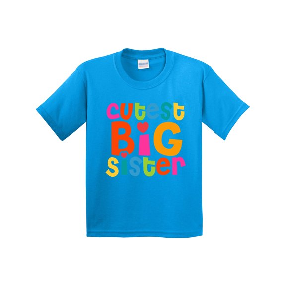 Inktastic Cutest Big Sister Youth T-Shirt
