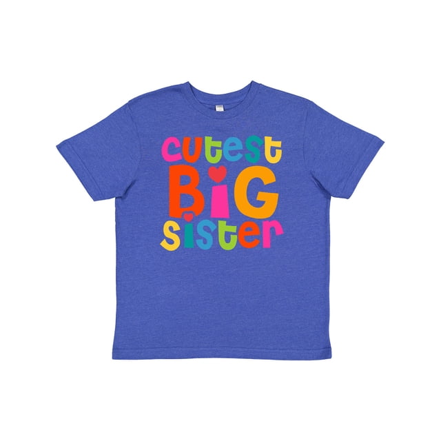 Inktastic Cutest Big Sister Youth T-Shirt