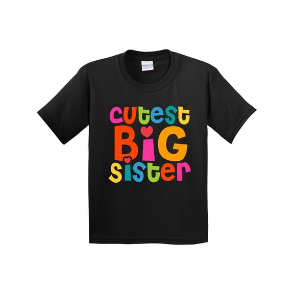 Inktastic Cutest Big Sister Youth T-Shirt