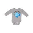 thumbnail image 1 of Inktastic Cutest Catch Cute Blue Fish Boys or Girls Long Sleeve Baby Bodysuit, 1 of 5