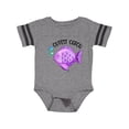 thumbnail image 1 of Inktastic Cutest Catch Cute Purple Fish Boys or Girls Baby Bodysuit, 1 of 4