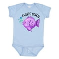 thumbnail image 1 of Inktastic Cutest Catch Cute Purple Fish Boys or Girls Baby Bodysuit, 1 of 5