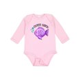 thumbnail image 1 of Inktastic Cutest Catch Cute Purple Fish Boys or Girls Long Sleeve Baby Bodysuit, 1 of 5