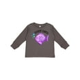 thumbnail image 1 of Inktastic Cutest Catch Cute Purple Fish Boys or Girls Long Sleeve Toddler T-Shirt, 1 of 5