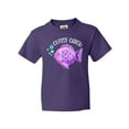 thumbnail image 1 of Inktastic Cutest Catch Cute Purple Fish Youth T-Shirt, 1 of 5