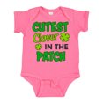 thumbnail image 1 of Inktastic Cutest Clover in the Patch with Four Leaf Clovers Boys or Girls Baby Bodysuit, 1 of 5