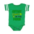 thumbnail image 1 of Inktastic Cutest Clover in the Patch with Four Leaf Clovers Boys or Girls Baby Bodysuit, 1 of 5