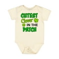 thumbnail image 1 of Inktastic Cutest Clover in the Patch with Four Leaf Clovers Boys or Girls Baby Bodysuit, 1 of 5