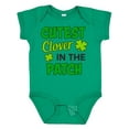 thumbnail image 1 of Inktastic Cutest Clover in the Patch with Four Leaf Clovers Boys or Girls Baby Bodysuit, 1 of 5