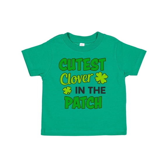 Inktastic Cutest Clover in the Patch with Four Leaf Clovers Boys or Girls Toddler T-Shirt