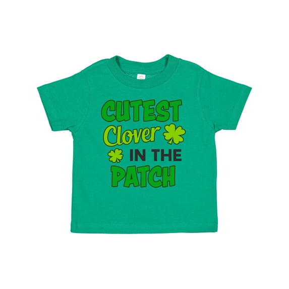 Inktastic Cutest Clover in the Patch with Four Leaf Clovers Boys or Girls Toddler T-Shirt