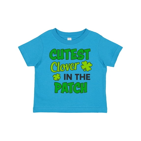 Inktastic Cutest Clover in the Patch with Four Leaf Clovers Boys or Girls Toddler T-Shirt