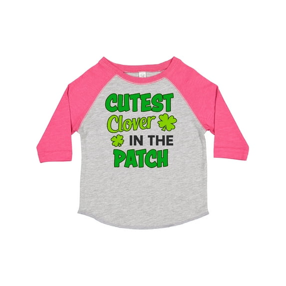 Inktastic Cutest Clover in the Patch with Four Leaf Clovers Boys or Girls Toddler T-Shirt