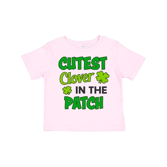 Inktastic Cutest Clover in the Patch with Four Leaf Clovers Boys or Girls Toddler T-Shirt