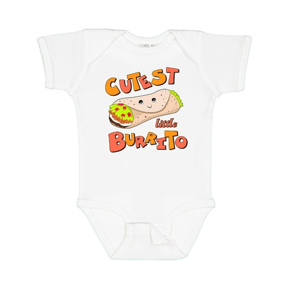 Inktastic Cutest Little Burrito Boys or Girls Baby Bodysuit
