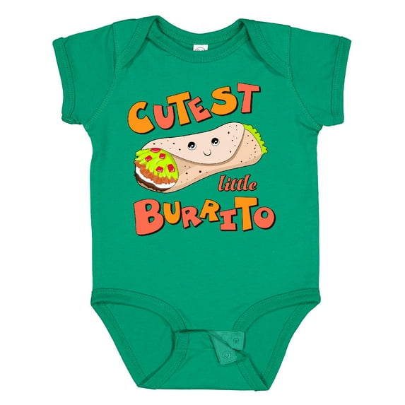 Inktastic Cutest Little Burrito Boys or Girls Baby Bodysuit