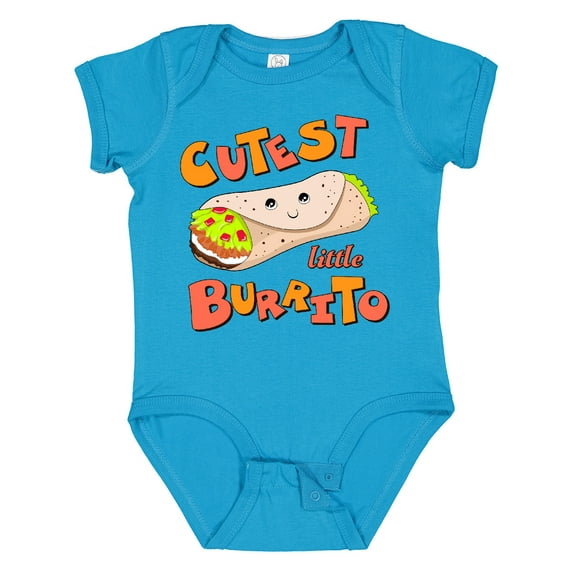 Inktastic Cutest Little Burrito Boys or Girls Baby Bodysuit