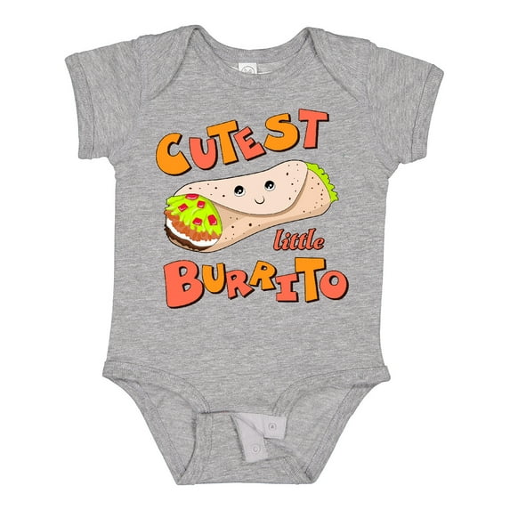 Inktastic Cutest Little Burrito Boys or Girls Baby Bodysuit