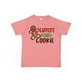 thumbnail image 1 of Inktastic Cutest Little Cookie Cute Christmas Gingerbread Man Boys or Girls Toddler T-Shirt, 1 of 5
