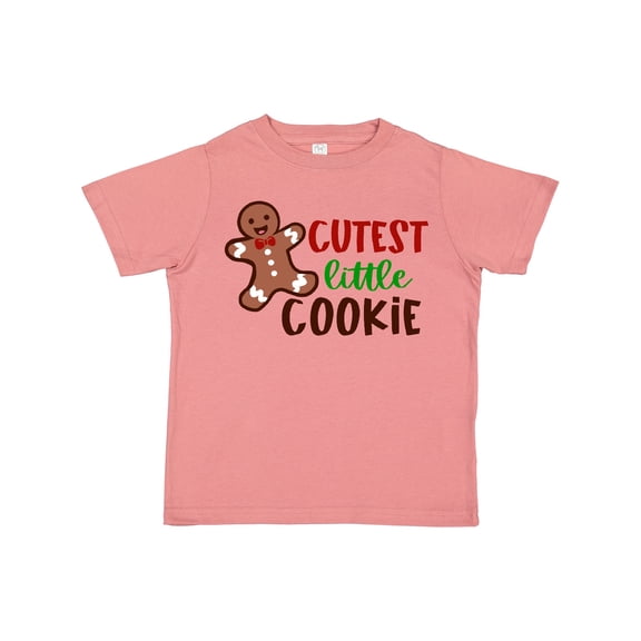 Inktastic Cutest Little Cookie Cute Christmas Gingerbread Man Boys or Girls Toddler T-Shirt