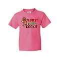 thumbnail image 1 of Inktastic Cutest Little Cookie Cute Christmas Gingerbread Man Youth T-Shirt, 1 of 5