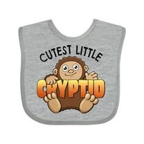 Inktastic Cutest Little Cryptid Bigfoot Boys or Girls Baby Bib