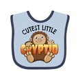 thumbnail image 1 of Inktastic Cutest Little Cryptid Bigfoot Boys or Girls Baby Bib, 1 of 4