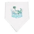 thumbnail image 1 of Inktastic Cutest Little Cryptid Loch Ness Monster Baby Bandana Bib, 1 of 4