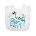 thumbnail image 1 of Inktastic Cutest Little Cryptid Loch Ness Monster Boys or Girls Baby Bib, 1 of 4