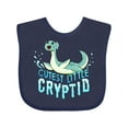 thumbnail image 1 of Inktastic Cutest Little Cryptid Loch Ness Monster Boys or Girls Baby Bib, 1 of 4