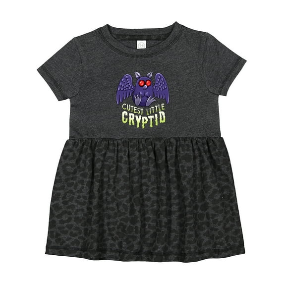 Inktastic Cutest Little Cryptid Mothman Girls Baby Dress