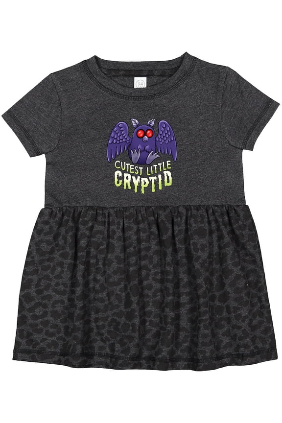 Cutest Little Cryptid Mothman Girls Baby Dress