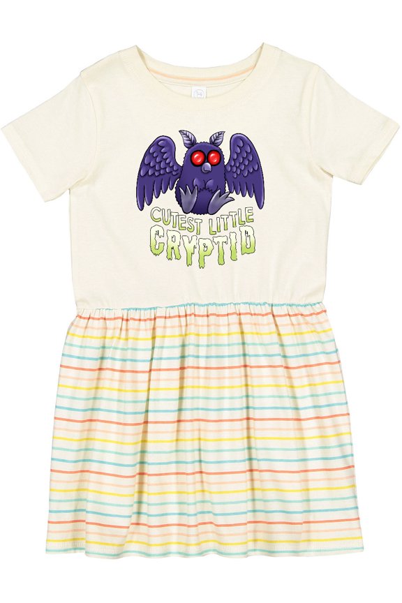 Cutest Little Cryptid Mothman Girls Toddler Dress