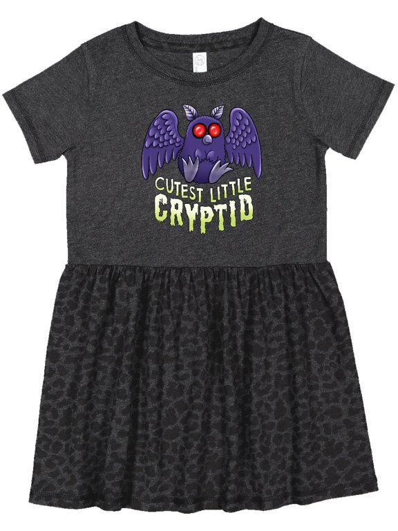 Cutest Little Cryptid Mothman Girls Toddler Dress