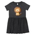 thumbnail image 1 of Inktastic Cutest Little Lion Girls Toddler Dress, 1 of 5
