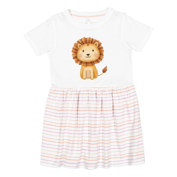 Inktastic Cutest Little Lion Girls Toddler Dress