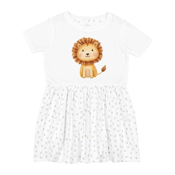Inktastic Cutest Little Lion Girls Toddler Dress