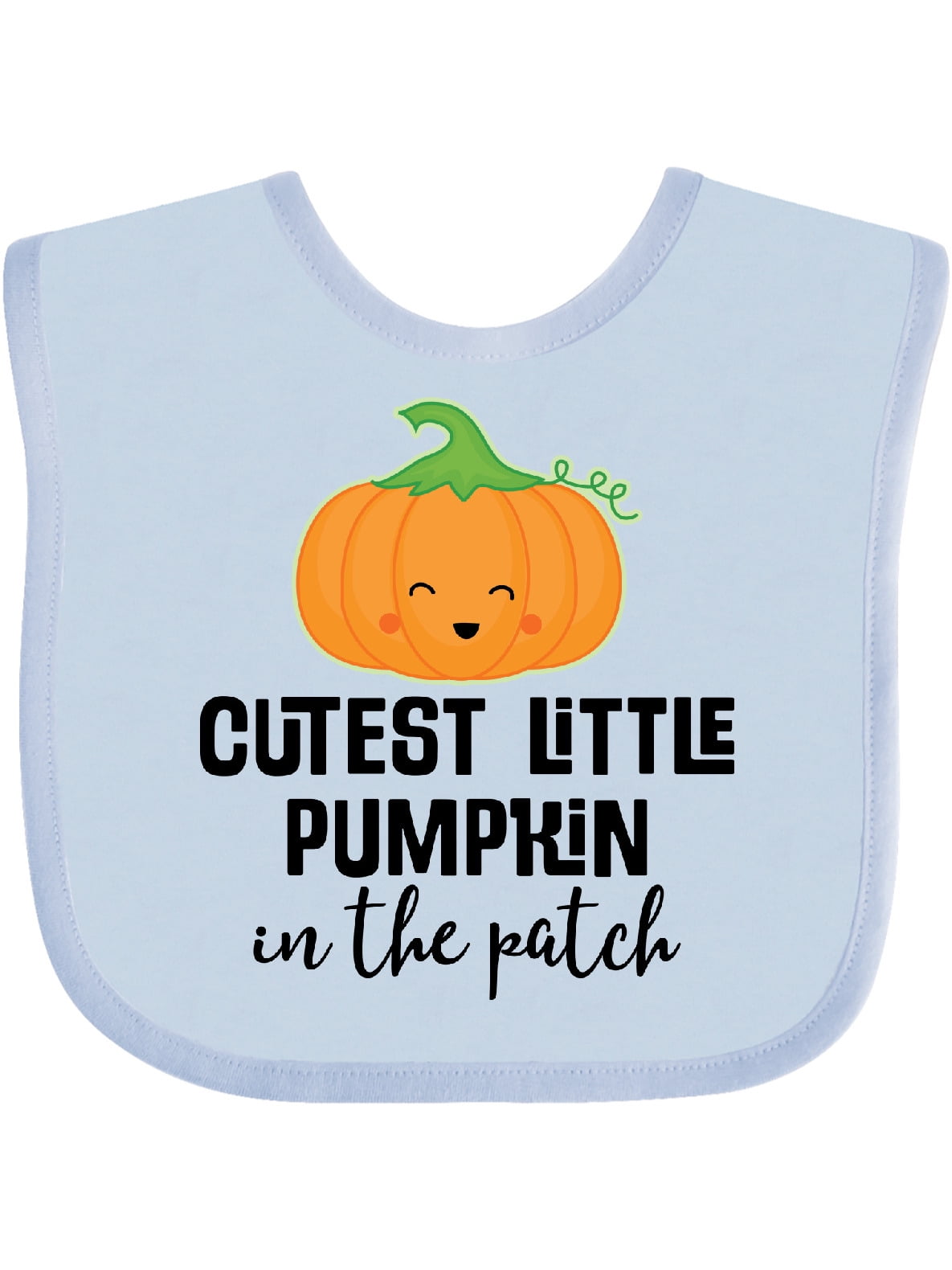 Halloween Baby Bib - 'Cutest Little Pumpkin' Printed Bib For Infants & Toddlers