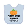 thumbnail image 1 of Inktastic Cutest Little Pumpkin in the Patch Halloween Boys or Girls Baby Bib, 1 of 4