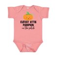 thumbnail image 1 of Inktastic Cutest Little Pumpkin in the Patch Halloween Boys or Girls Baby Bodysuit, 1 of 5
