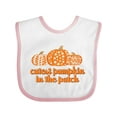 thumbnail image 1 of Inktastic Cutest Pumpkin in the Patch Boys or Girls Baby Bib, 1 of 4